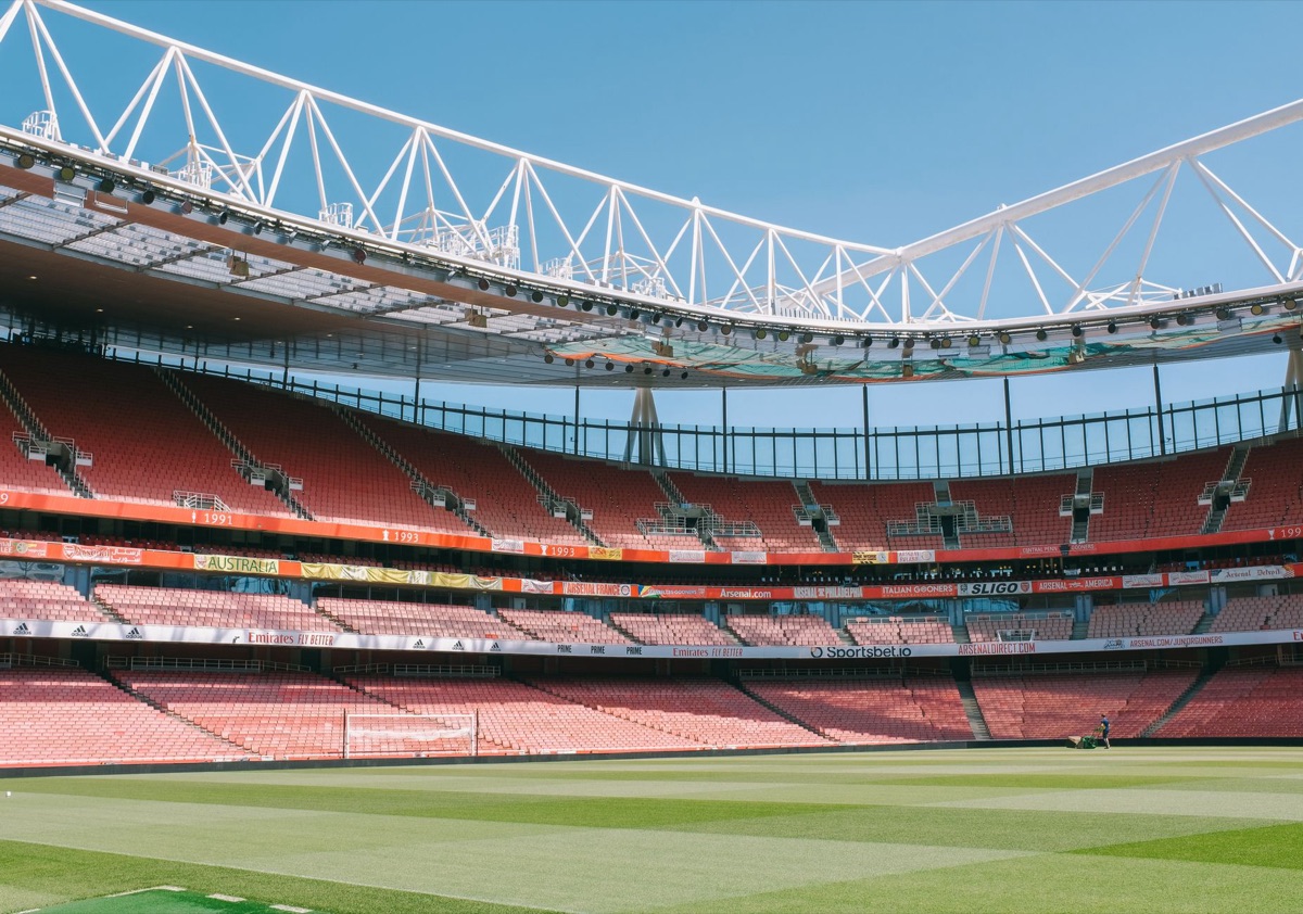 EPL stadium view from street