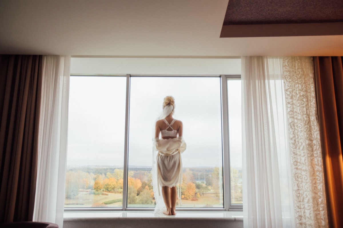 Hotel room with view of Thames