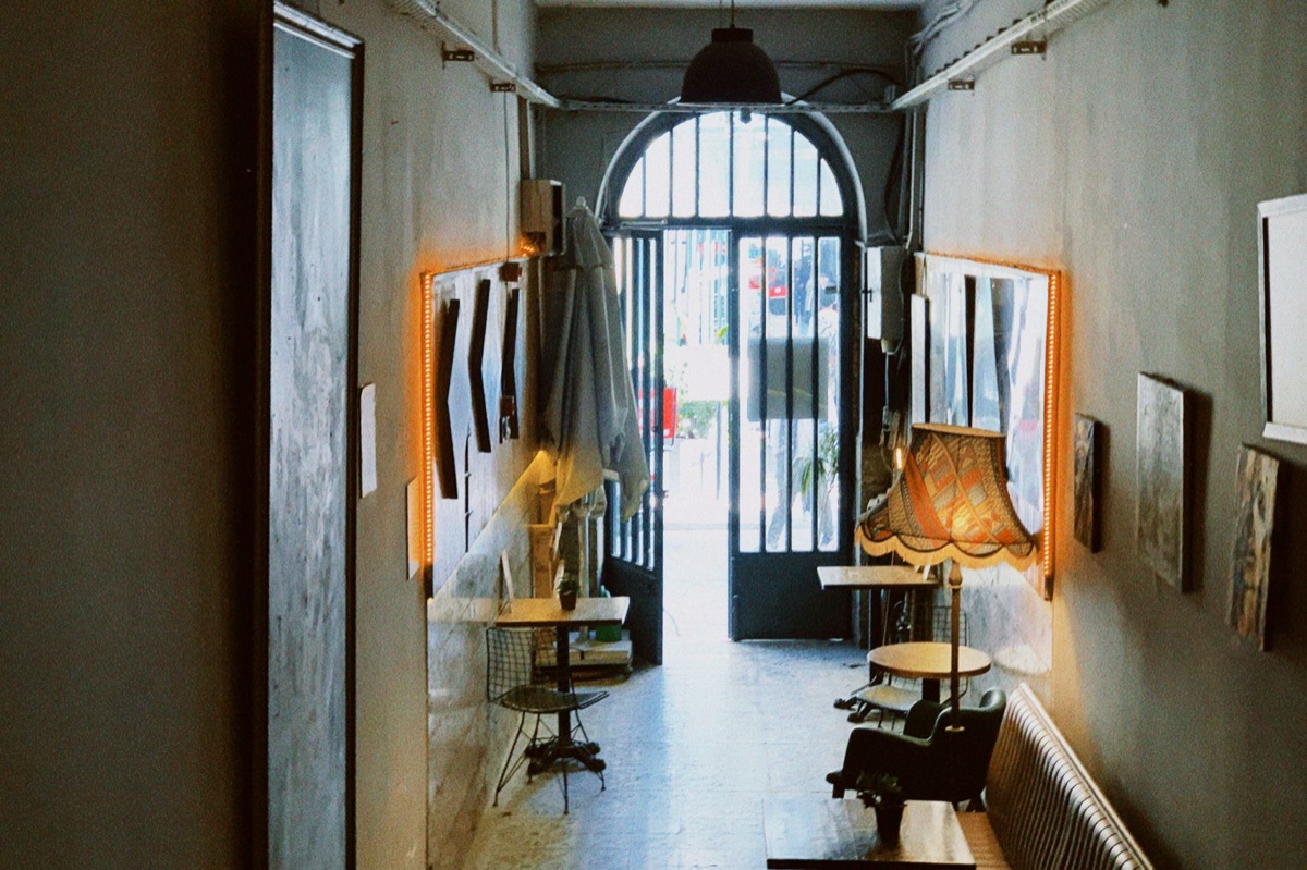 entrada de galeria de arte moderna
