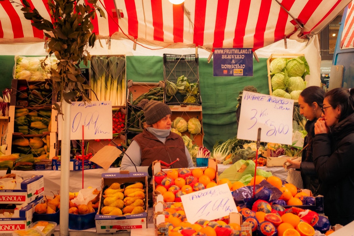 vendedor de mercado em londres