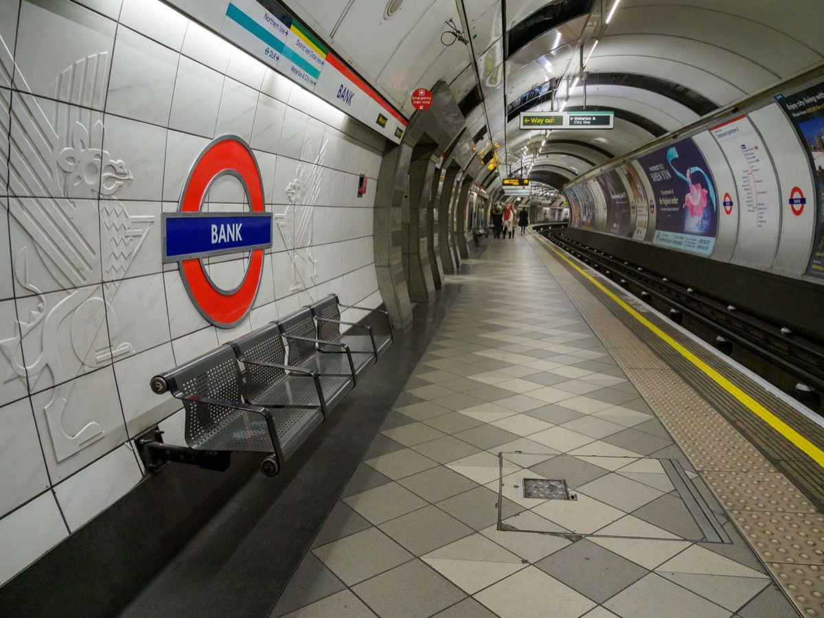 London train station platform