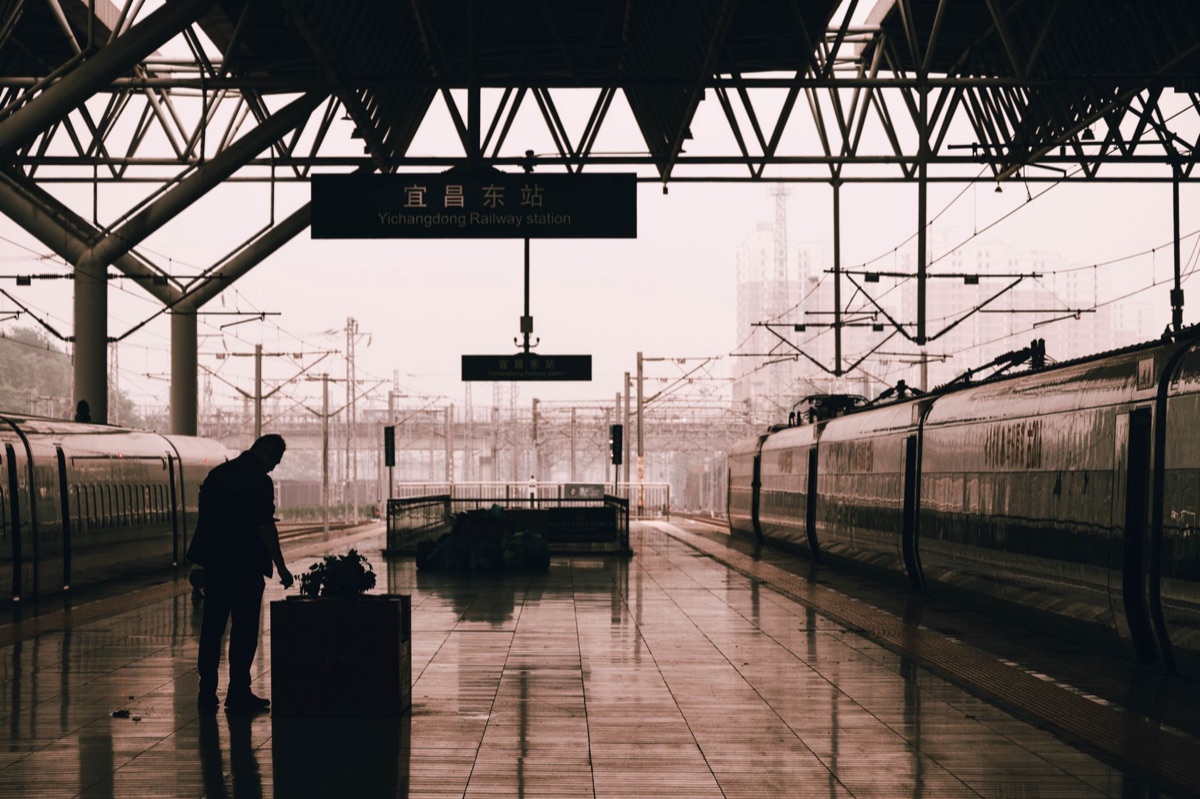 plataforma de tren