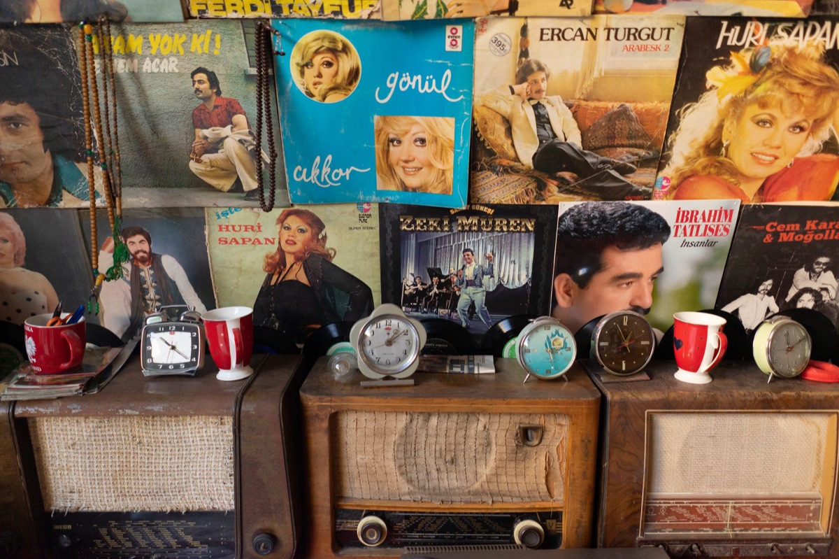 record player in 1970s London