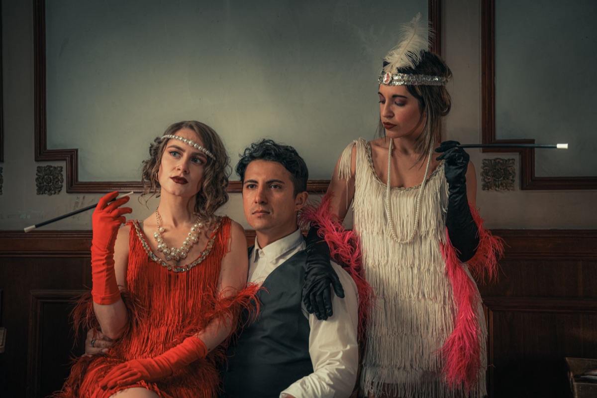 flapper dress in 1920s London