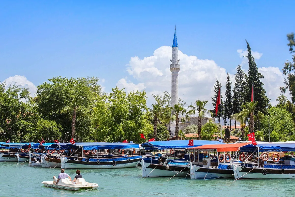 トルコ、船、旅行、観光、海、訪問、通り、風景、航行、自然、ミナール